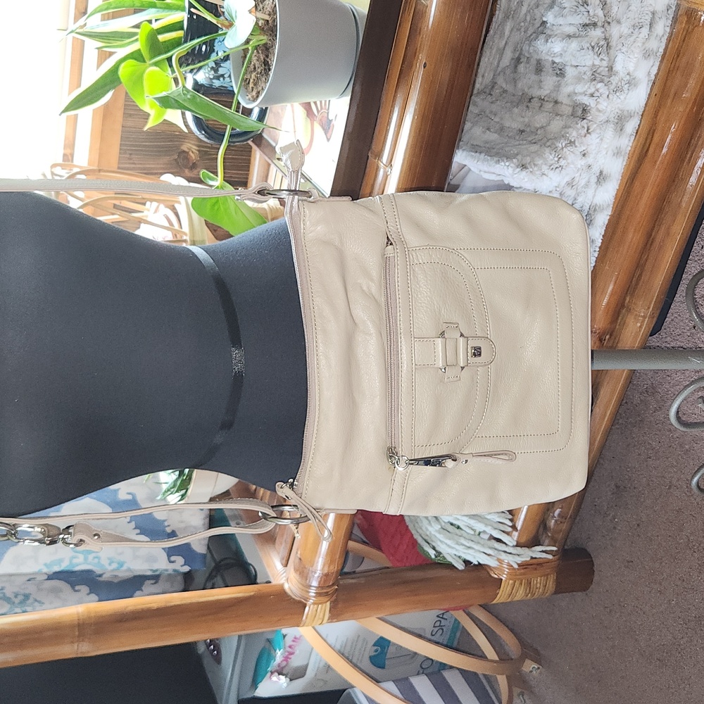 Leather Stone Mountain Crossbody bag